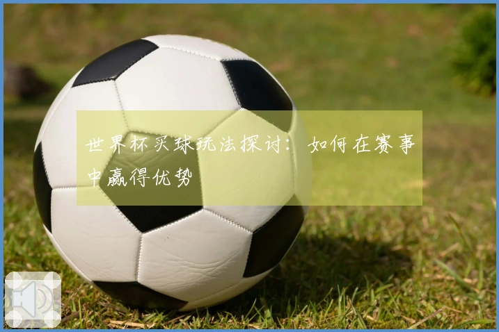 世界杯买球玩法探讨：如何在赛事中赢得优势